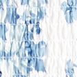 white and blue floral