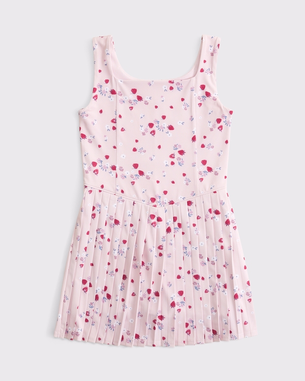 ypb pleated mini dress, Light Pink Pattern view 1