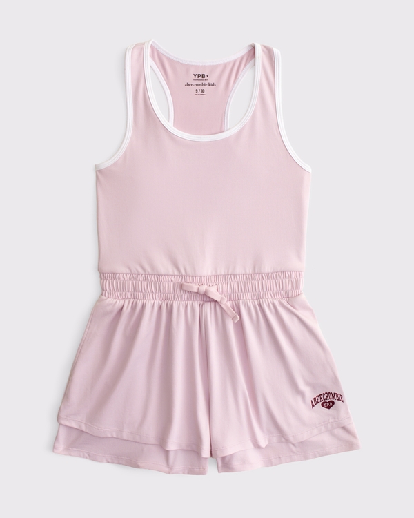 ypb scoopneck romper, Pale Lilac view 1