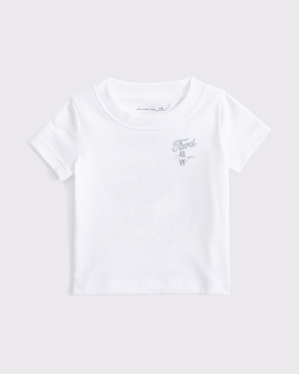 baby ford graphic tee, White view 2