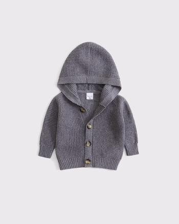 baby hooded cardigan