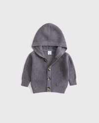 baby hooded cardigan