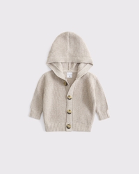 baby hooded cardigan