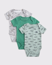 3-pack baby essential icon bodysuits