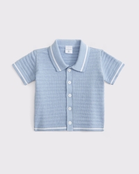 baby button-through sweater polo