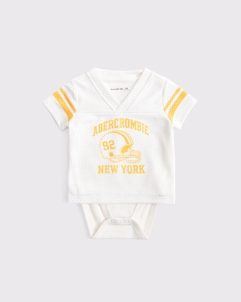 baby logo jersey bodysuit