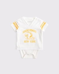 baby logo jersey bodysuit