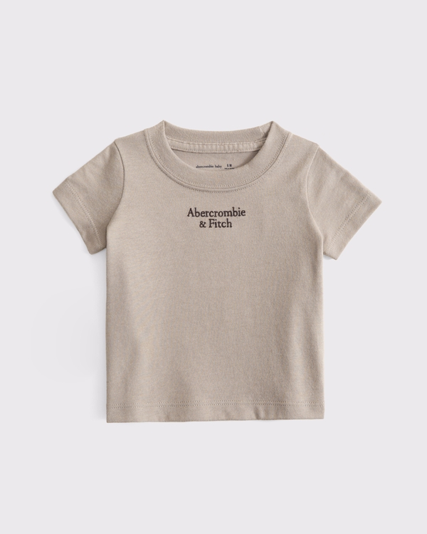 baby logo tee, Taupe view 1