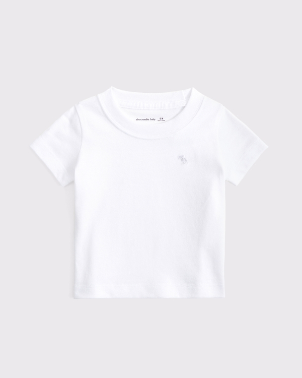 baby essential icon crew tee, White view 1