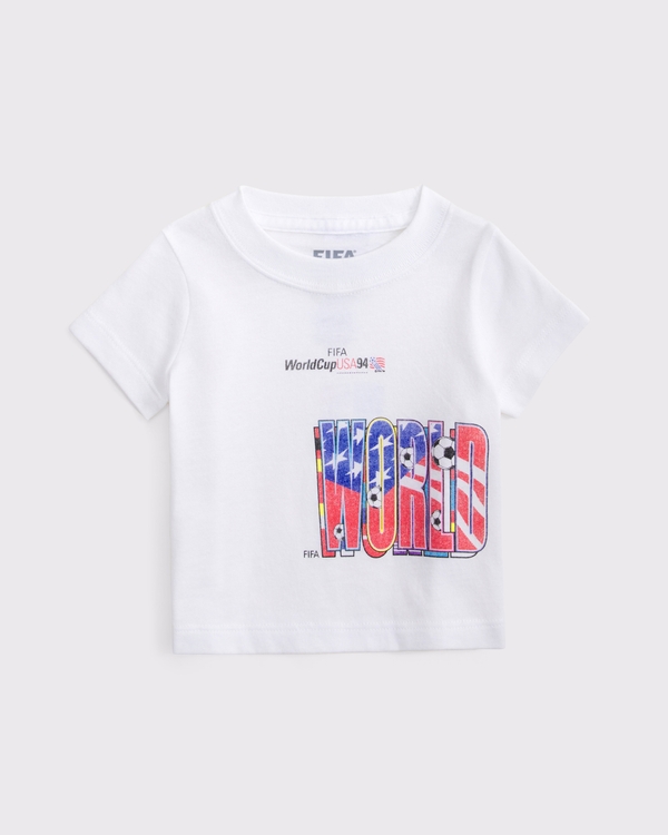 baby world cup graphic tee, White view 1