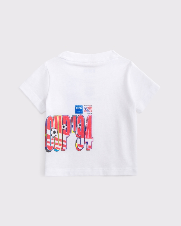 baby world cup graphic tee, White view 2