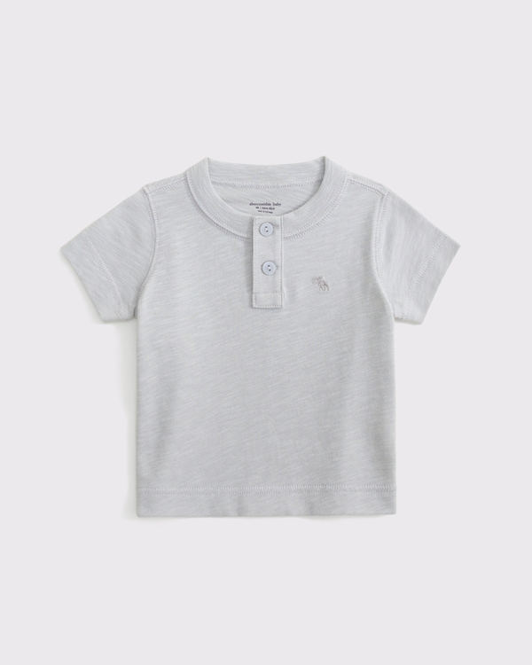 baby henley, Light Gray view 1