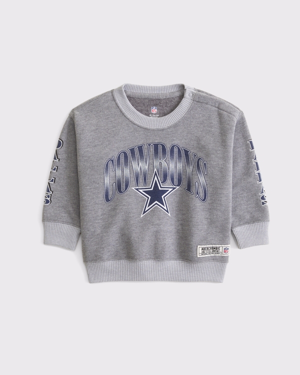 baby dallas cowboys crew sweatshirt, Gray - Cowboys view 1
