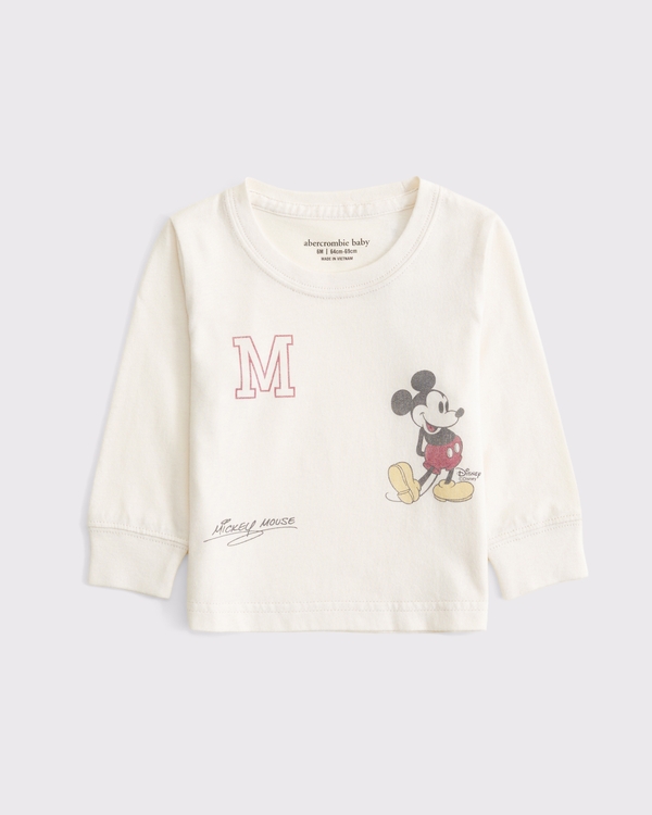 baby mickey graphic long-sleeve tee, Cream view 1