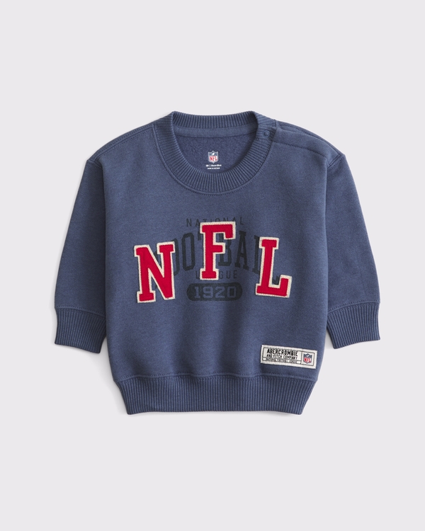baby nfl graphic crew sweatshirt, Blue - Nfl view 1