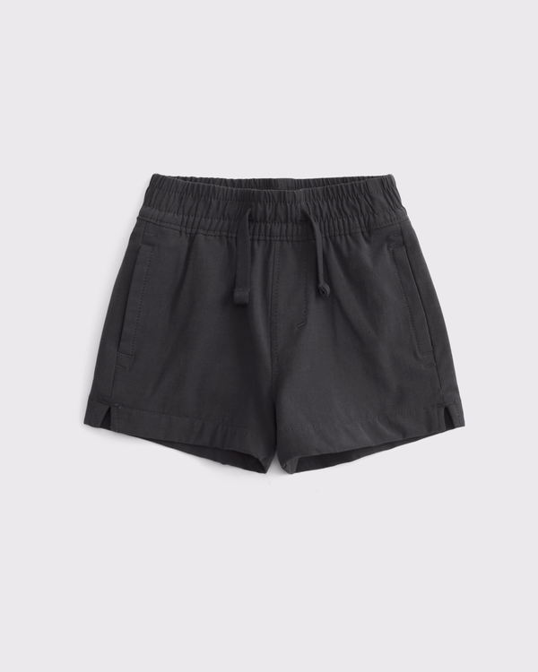 baby a&f hybrid shorts, Black view 1