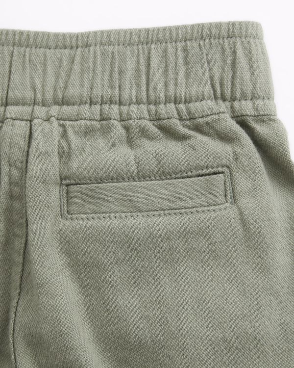 baby textured pull-on pants, Slate Green view 2