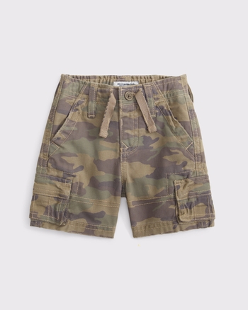 baby camo cargo pull-on shorts from Abercrombie & Fitch - $37.46