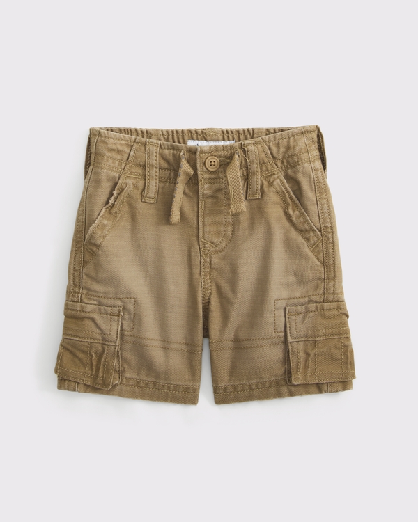 baby cargo shorts, Warm Stone view 1