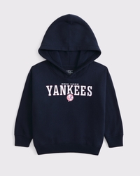 toddler new york yankees graphic popover hoodie