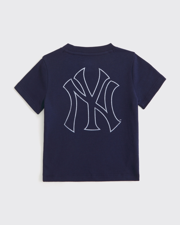 toddler new york yankees graphic tee, Deep Blue view 2