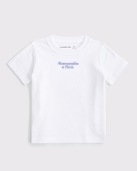 toddler essential logo crew tee
