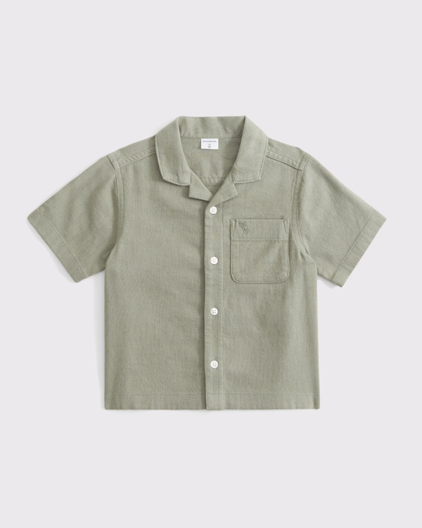 toddler short-sleeve icon shirt, Green view 1