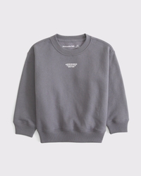 toddler imagery logo graphic crew sweatshirt