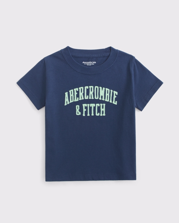 toddler logo tee, Navy view 1