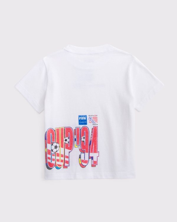 toddler world cup graphic tee, White view 2