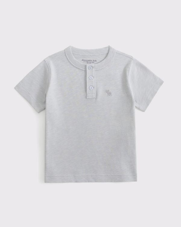 toddler henley, Gray view 1
