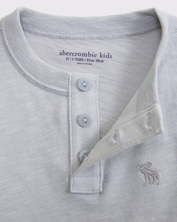 toddler henley, Gray view 2