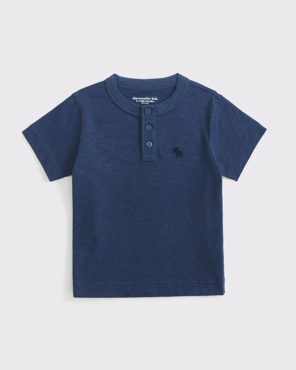 toddler henley, Nautical Blue view 1
