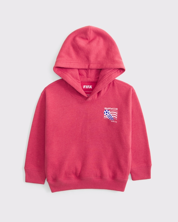 toddler world cup hoodie, Crimson view 2