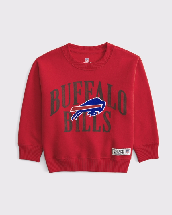 toddler buffalo bills crew sweatshirt, Red - Bills view 1