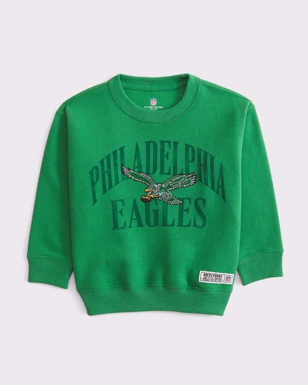 toddler philadelphia eagles crew sweatshirt, Green - Eagles view 1