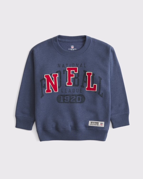 toddler nfl graphic crew sweatshirt, Blue - Nfl view 1