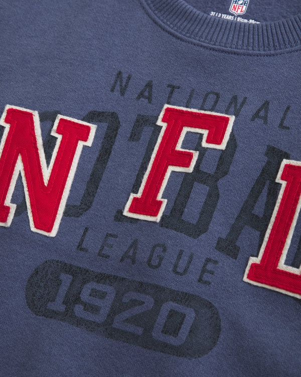 toddler nfl graphic crew sweatshirt, Blue - Nfl view 2