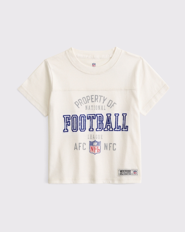 toddler nfl graphic tee, Cream - Nfl view 1