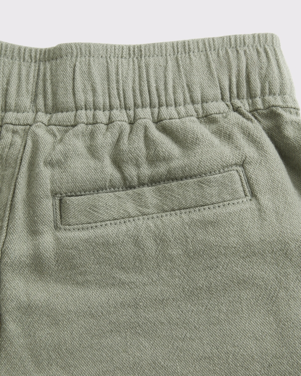 toddler textured pull-on pants, Slate Green view 2