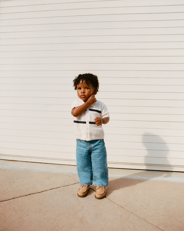 toddler baggy jeans, Medium Wash view 1