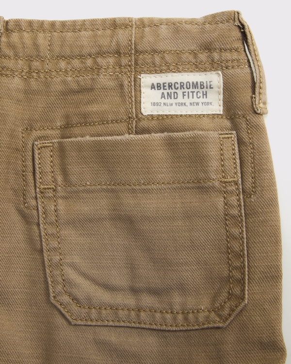 toddler cargo shorts, Warm Stone view 2
