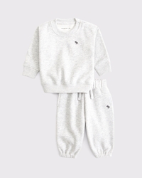 baby essential icon crew sweatshirt set