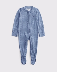baby essential icon footed one-piece