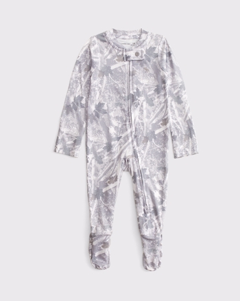 baby essential icon footed one-piece