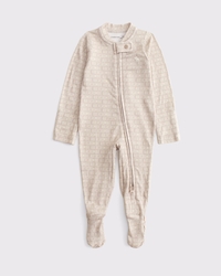 baby essential icon footed one-piece