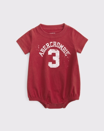baby logo graphic bubble romper from Abercrombie & Fitch - $20.96