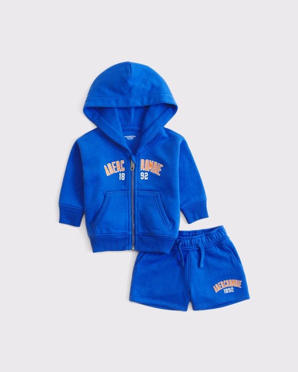 baby fleece set, True Blue view 1