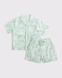 toddler short-sleeve shirt & shorts set