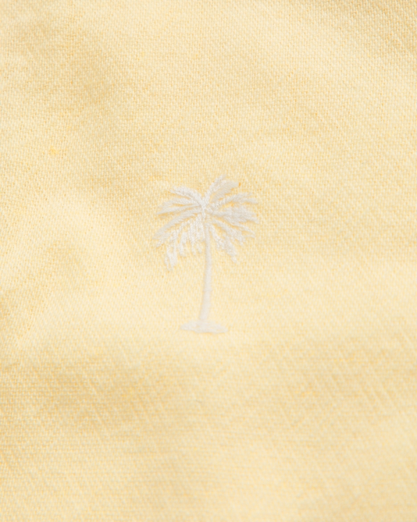 toddler short-sleeve shirt & shorts set, Creamy Yellow view 2